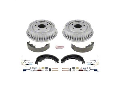 PowerStop OE Replacement Brake Drum and Pad Kit; Rear (93-97 Firebird w/ Rear Drum Brakes)