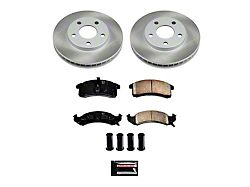 PowerStop Semi-Coated Rotor and Pad Kit; Front (1993 Firebird)