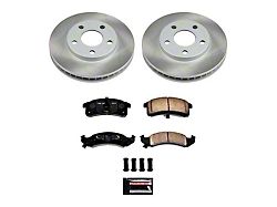 PowerStop Semi-Coated Rotor and Pad Kit; Front (94-97 Firebird)