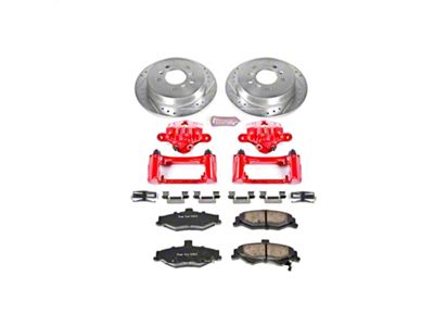 PowerStop Z23 Evolution Sport Brake Rotor, Pad and Caliper Kit; Rear (98-02 Firebird)