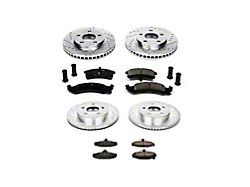 PowerStop Z23 Evolution Sport Brake Rotor and Pad Kit; Front and Rear (94-97 Firebird w/ Rear Disc Brakes)