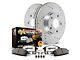 PowerStop Z36 Extreme Truck and Tow Brake Rotor and Pad Kit; Rear (79-81 Firebird w/ Rear Disc Brakes)