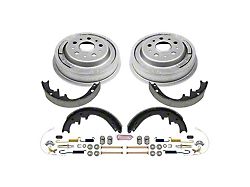 PowerStop OE Replacement Drum and Brake Shoe Kit; Rear (65-67 Mustang w/ Front Disc Brakes; 64-67 V8 Mustang w/ Front Drum Brakes)