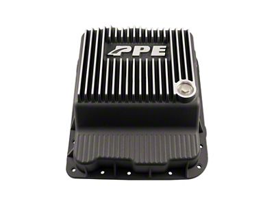 PPE Heavy-Duty Deep Cast Aluminum Transmission Pan; Brushed (88-98 C/K1500 w/ 4L60E Automatic Transmission)