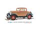 Print - 1932 Ford 5 Window Coupe B45 - Unframed