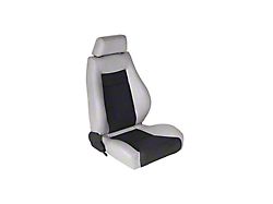 Procar by SCAT Elite Series 1100 Reclining Seat; Grey/Black; Driver Side (Universal; Some Adaptation May Be Required)