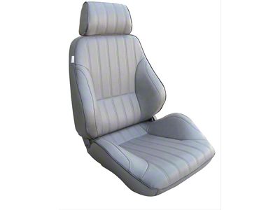Procar by SCAT Rally Series 1000 Reclining Seat; Grey; Passenger Side (Universal; Some Adaptation May Be Required)