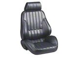 Procar by SCAT Rally Series 1000 Reclining Seat; Black; Driver Side (Universal; Some Adaptation May Be Required)