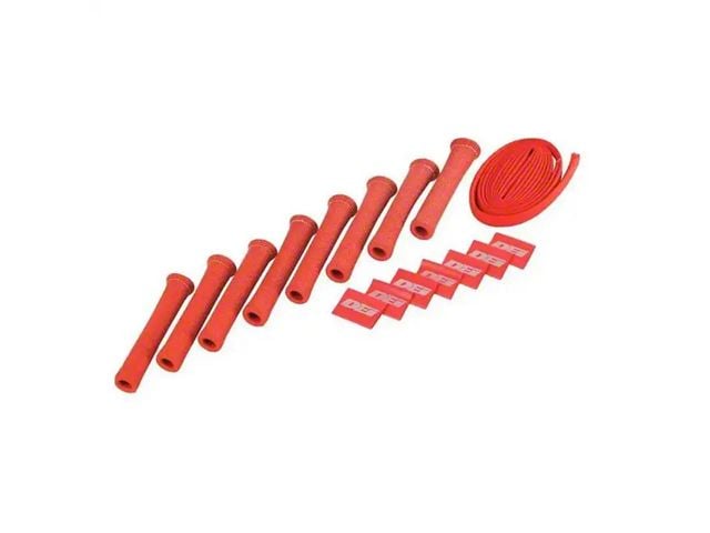 Protect-A-Boot and Wire Kit - Red - 8 Cylinder