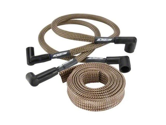 Protect-A-Wire - 8 Cylinder - 25ft - Titanium Sleeving w/Wire Markers