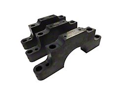 PRW Power Pontiac 326/350/400 Billet Steel Main Bearing Caps; 4-Bolt Small Journal; Set of 3