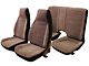 PUI Camaro Bucket Seat Covers, Front, Vinyl, For Cars With Standard Interior, 1982-1985