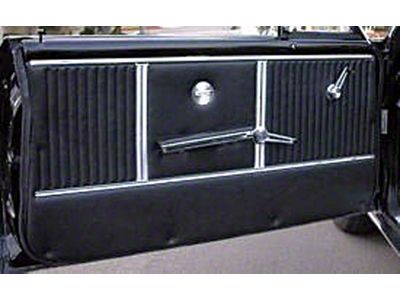 PUI Chevelle Door Panels, Front, Coupe & Convertible, Gold Edition, 1964