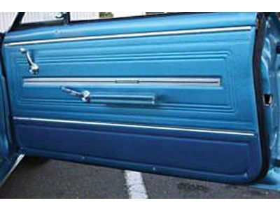 PUI Chevelle Door Panels, Front, Coupe & Convertible, Gold Edition, 1966