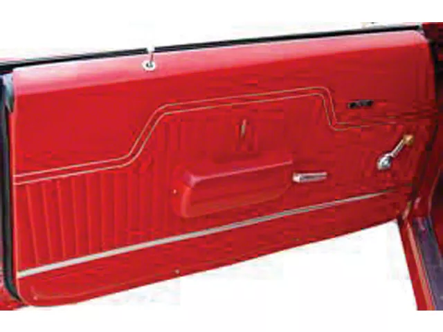 PUI Chevelle Door Panels, Front, Preassembled, Coupe & Convertible, 1970-1972