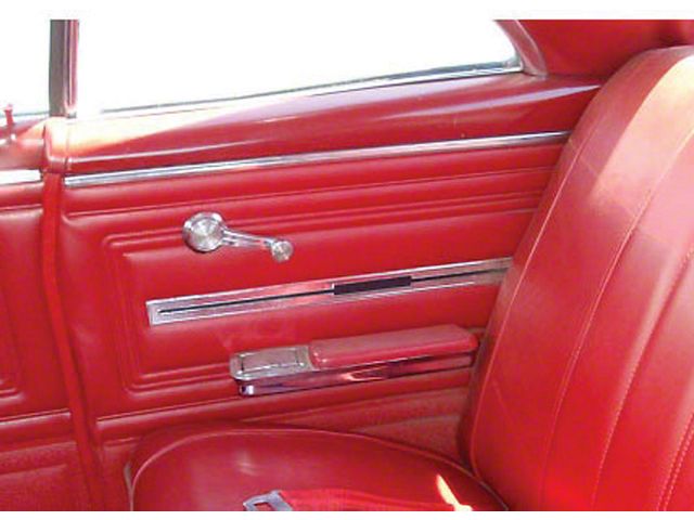 PUI Chevelle Door Panels, Rear, Side, Coupe, Gold Edition, 1966