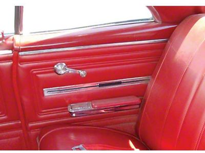PUI Chevelle Door Panels, Rear, Side, Coupe, Gold Edition, 1966