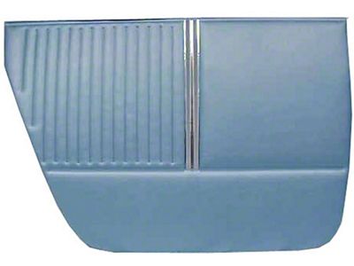 PUI Chevelle Door Panels, Rear, Standard, 4-Door Sedan & Wagon, 1964