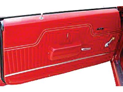PUI Chevelle Front Door Panels, Standard, Gold Edition, Coupe & Convertible, 1970-1972