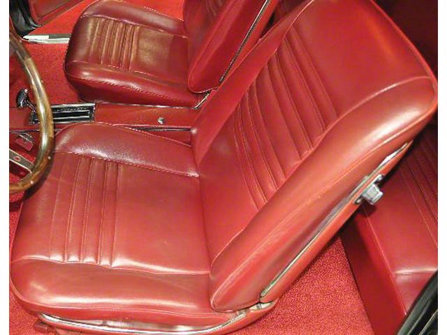 PUI Chevelle Front Seat Covers, Coupe, 1967