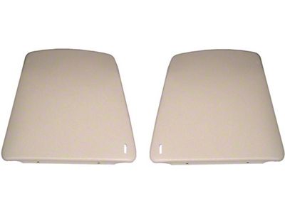 PUI Interiors, Bucket Seat Back Panels, White 68FSB37 Camaro 1969-1970