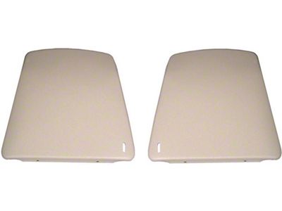 PUI Interiors, Bucket Seat Back Panels, White 68FSB37 Camaro 1969-1970