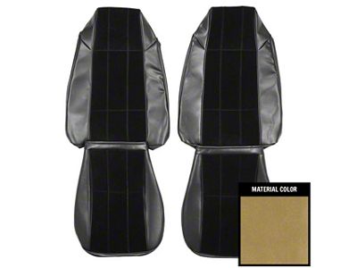 PUI Interiors Custom Cloth Front Bucket Seat Upholstery (77-78 Camaro LT)
