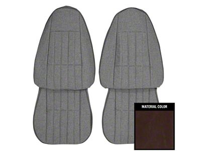 PUI Interiors Custom Cloth Front Bucket Seat Upholstery (1981 Camaro)