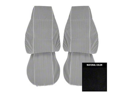 PUI Interiors Custom Cloth Front Bucket Seat Upholstery (82-86 Camaro Berlinetta)