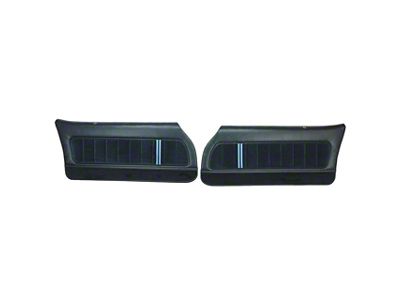 PUI Interiors Custom Cloth Pre-Assembled Front Door Panels (80-81 Camaro Berlinetta, RS)