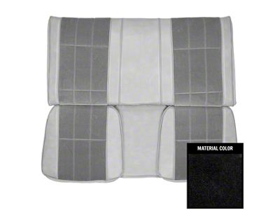 PUI Interiors Custom Cloth Rear Bench Seat Upholstery (1976 Camaro LT Coupe)