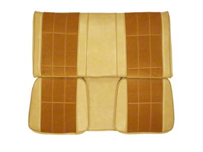PUI Interiors Custom Cloth Rear Bench Seat Upholstery (77-78 Camaro LT Coupe)