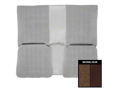 PUI Interiors Custom Cloth Rear Bench Seat Upholstery (1981 Camaro Coupe)