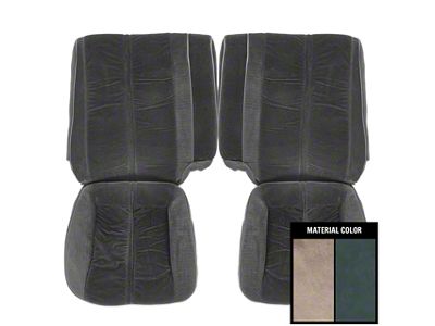 PUI Interiors Custom Cloth Split Rear Seat Upholstery (84-86 Camaro Berlinetta)