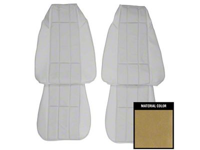 PUI Interiors Custom Vinyl Front Bucket Seat Upholstery (1977 Camaro LT)
