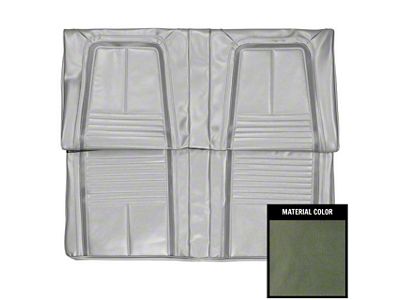 PUI Interiors Deluxe Interior Fold-Down Rear Bench Seat Upholstery (1967 Camaro)