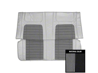 PUI Interiors Deluxe Interior Houndstooth Rear Bench Seat Upholstery (1968 Camaro Convertible)