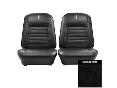 PUI Interiors Deluxe Interior Pre-Assembled Front Bucket Seats (1968 Camaro)