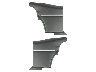 PUI Interiors Deluxe Interior Pre-Assembled Rear Side Panels (68-69 Camaro Coupe)