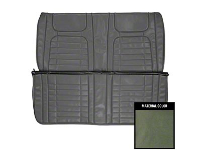 PUI Interiors Deluxe Interior Rear Bench Seat Upholstery (1968 Camaro Convertible)
