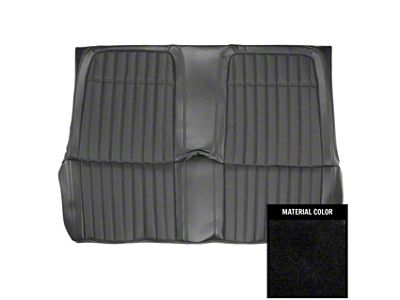 PUI Interiors Deluxe Interior Rear Bench Seat Upholstery (1969 Camaro Convertible)