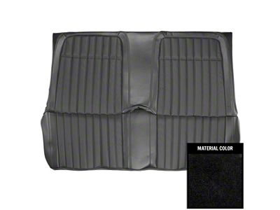 PUI Interiors Deluxe Interior Rear Bench Seat Upholstery (1969 Camaro Coupe)
