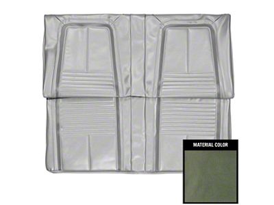 PUI Interiors Deluxe Interior Stationary Rear Bench Seat Upholstery (1967 Camaro)