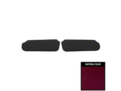 PUI Interiors Foam-Back Cloth Sun Visors (82-92 Camaro Coupe w/o T-Top)
