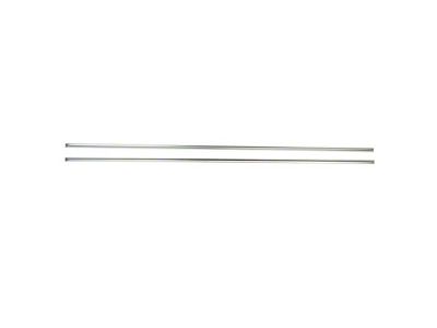 PUI Interiors Front Door Panel Molding Kit; 2-Piece (1969 Camaro)