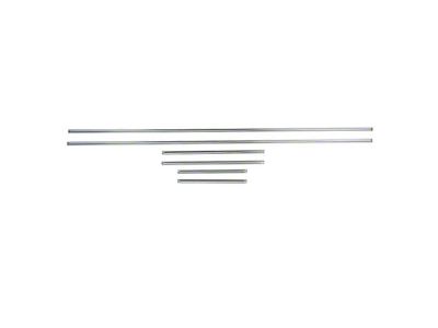 PUI Interiors Front Door Panel Molding Kit; 6-Piece (1968 Camaro)