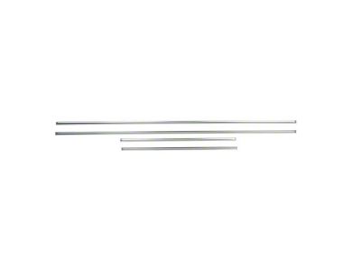 PUI Interiors Front/Rear Panel Molding Kit; 4-Piece (1969 Camaro Coupe)