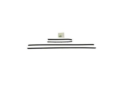 PUI Interiors Original Style Outer Window Felt Set; 4-Piece (1968 Camaro Convertible w/ Reveal Molding)