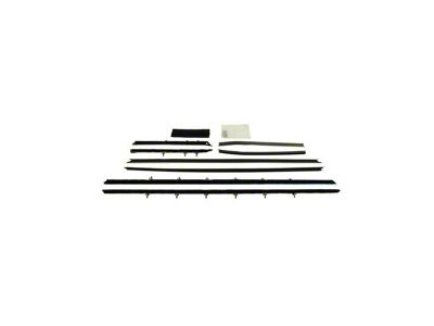 PUI Interiors Original Style Standard Window Felt Kit; 8-Piece (68-69 Camaro Convertible)