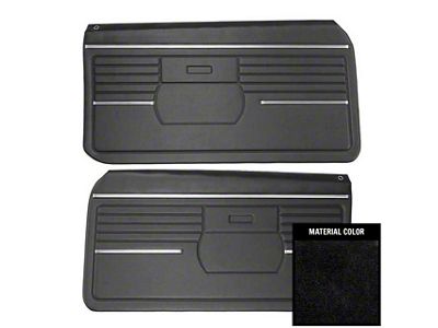 PUI Interiors Platinum Edition Pre-Assembled Front Door Panels (1968 Camaro)